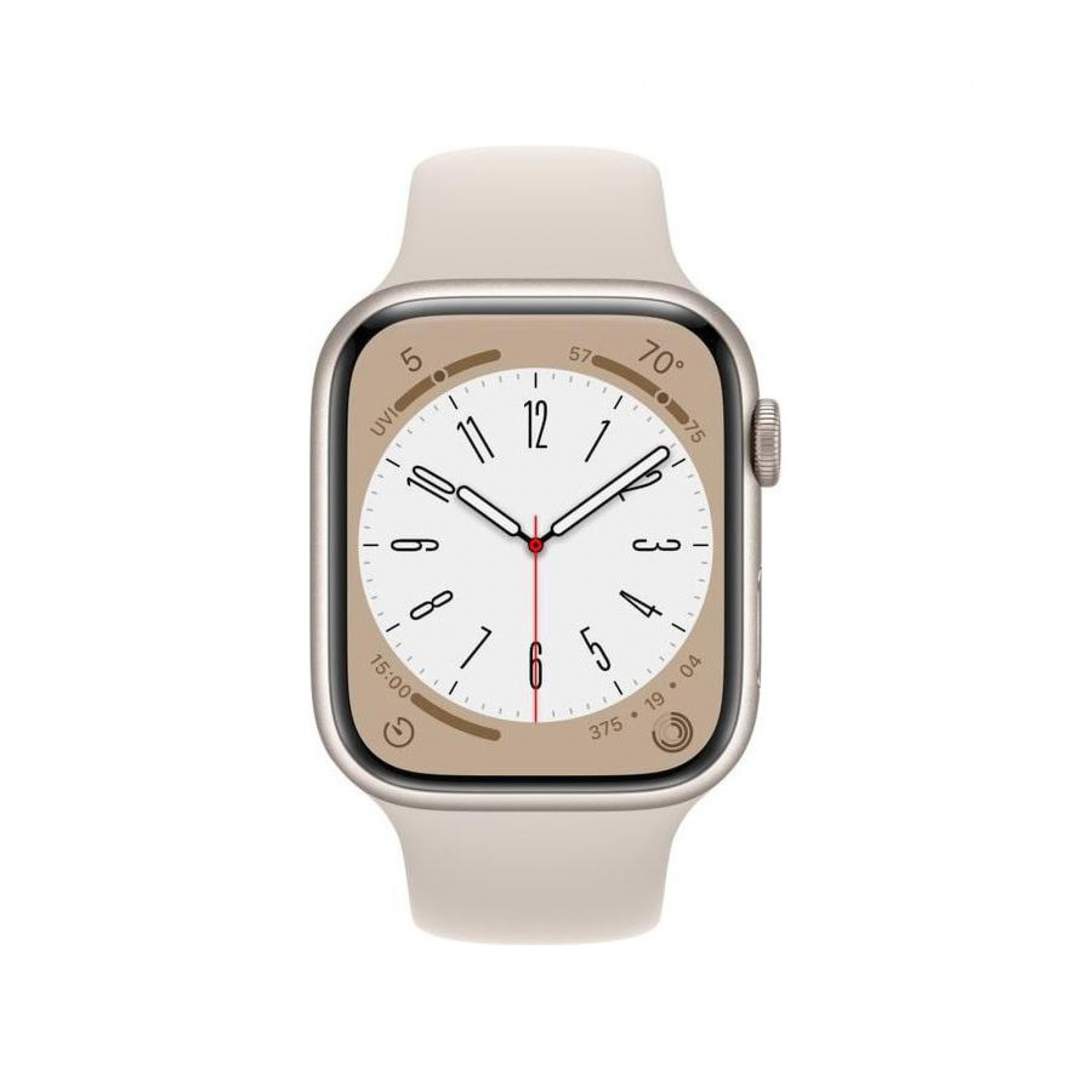 Apple Watch Series 8 GPS 45mm Starlight Aluminum Case with Starlight Sport Band (MNP23, MNUQ3) б/у